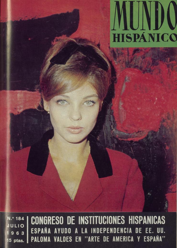 MUNDO HISPANICO magazine side cover Issue 184  July 1963